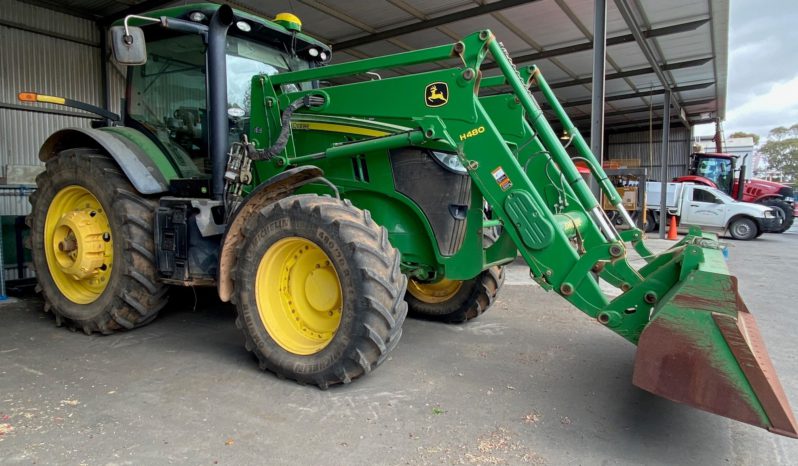 JOHN DEERE 7230R MFWD CAB TRACTOR WITH LOADER full