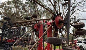 MASSEY FERGUSON RK3877 TWIN ROTOR RAKE full
